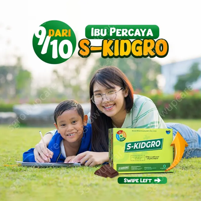 S-KIDGRO Susu Peninggi Badan Terbaik Untuk Anak | Cegah Stunting Sebelum Terjadi | 5 sachet 1