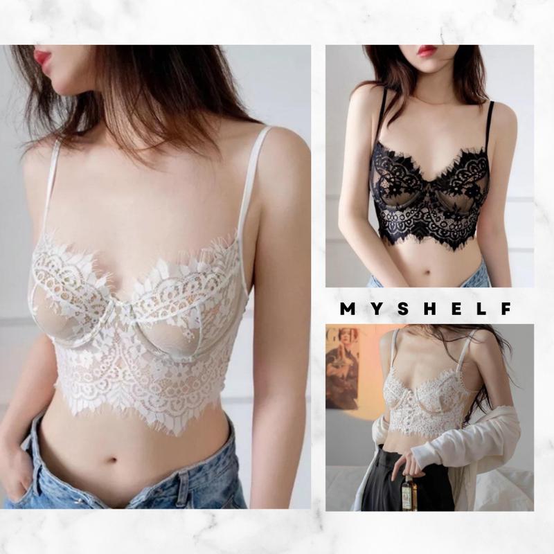 Áo bra ren nữ corset dáng đan chéo dây lưng siêu hot