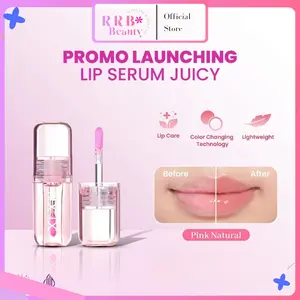 Xi XiU Juicy Peach Lip Serum Soft Pink Natural Finish / Lip Serum Melembabkan Bibir