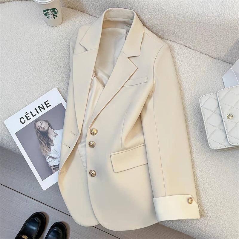 Women Áo Khoác Vest Trắng, Dành Cho Nữ, Hàng Mới Về Mùa Xuân 2024, Phong Cách Thường Ngày Thanh Lịch Và Xã Hội, Cao Cấp Và Tuyệt Vời, Phổ Biến Năm Nay Lưng Cao Top 2
