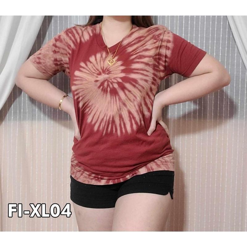 Product Introduction of High-quality new 3D tie-dye shirt V-neck 2025 women's casual comfortable T-shirt top 3D short-sve T-shirt streetwear fabric pullover print polyester light women's summer maternity wear V-neck loose T-shirt 7