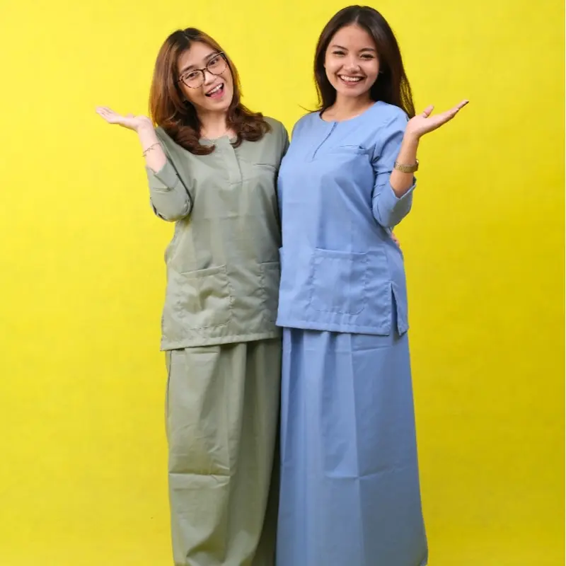 Baju Oka Resleting Rok Full Set Toyobo 0