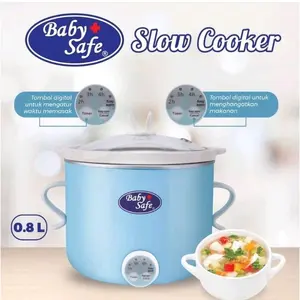 Free Packing Baby Safe Slow Cooker With Timer Warmer LB007