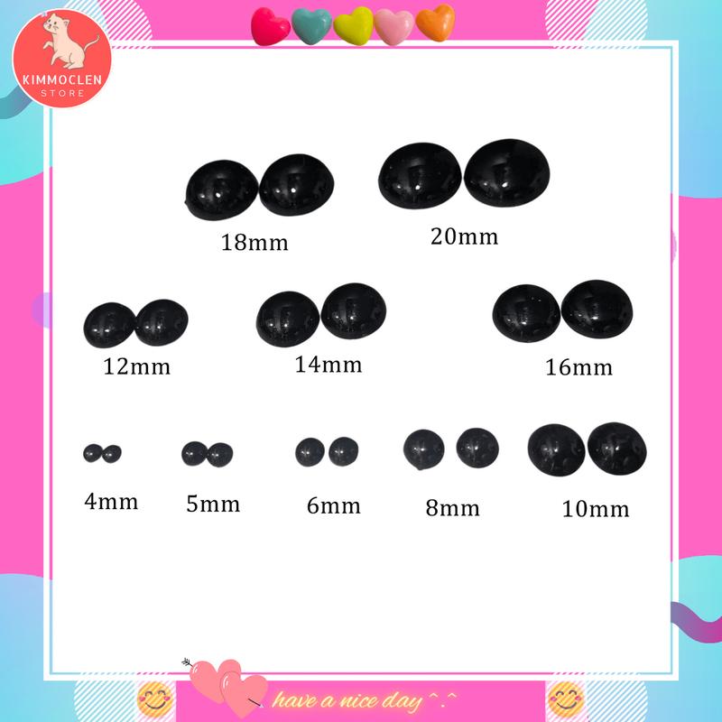 Mắt Dán Mắt Chốt Thú Len - Thú Nhồi Bông dán mắt thú bông handmade Diy