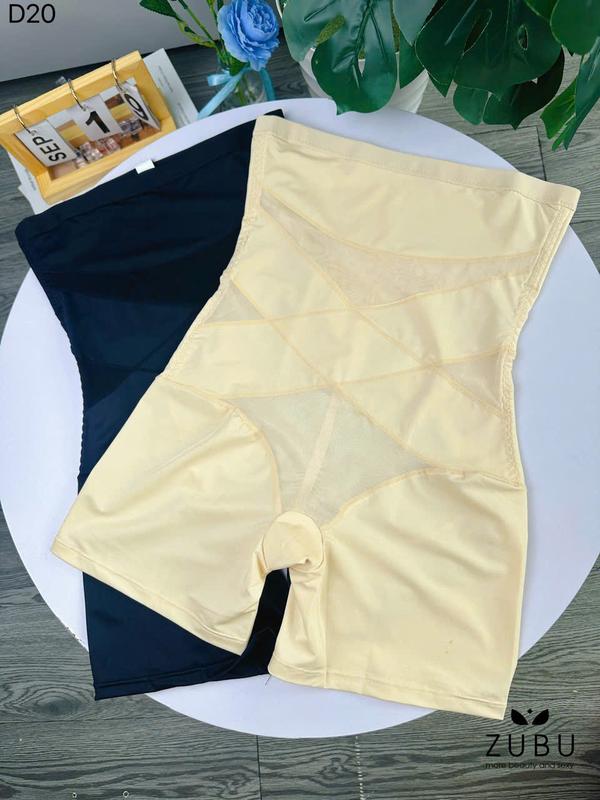   D20  Quần gen ôm bụng lưng cao phối đai chéo Nữ 