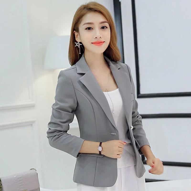 Product Introduction of Black Women Blazer 2024 Formal Slim Blazers Lady Office Work Suit Pockets Jackets Coat Female Wine Notched Blazer Jackets Femme Womenswear Tops Fit Clothing Lingerie Outerwear Basic Minimalist Longsleeve Clothe Comfort 39