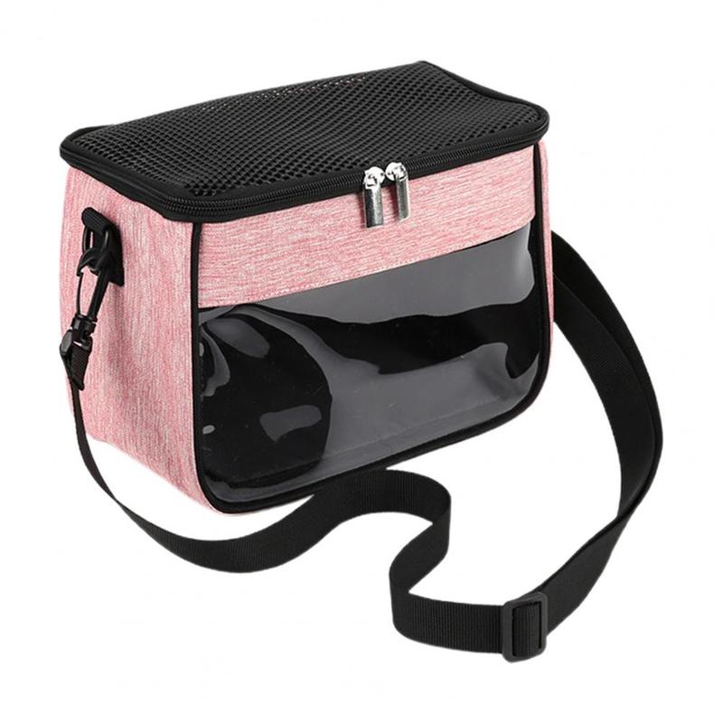 Product Introduction of Hamster Carrier Bag with Removable Liner Pet Travel Bag Transparent Window Hedgehogs Chinchillas Ferrets Small Pet Carrier Bag 19
