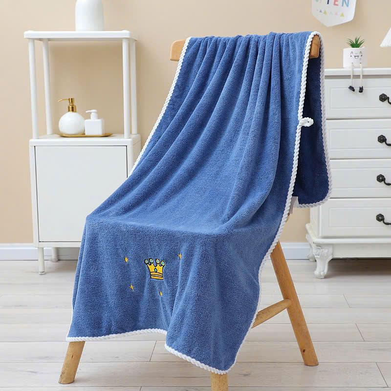 [Zâu] Combo 2 khăn Tắm + Mặt thấm hút nước (140x70cm + 35x75cm) 1