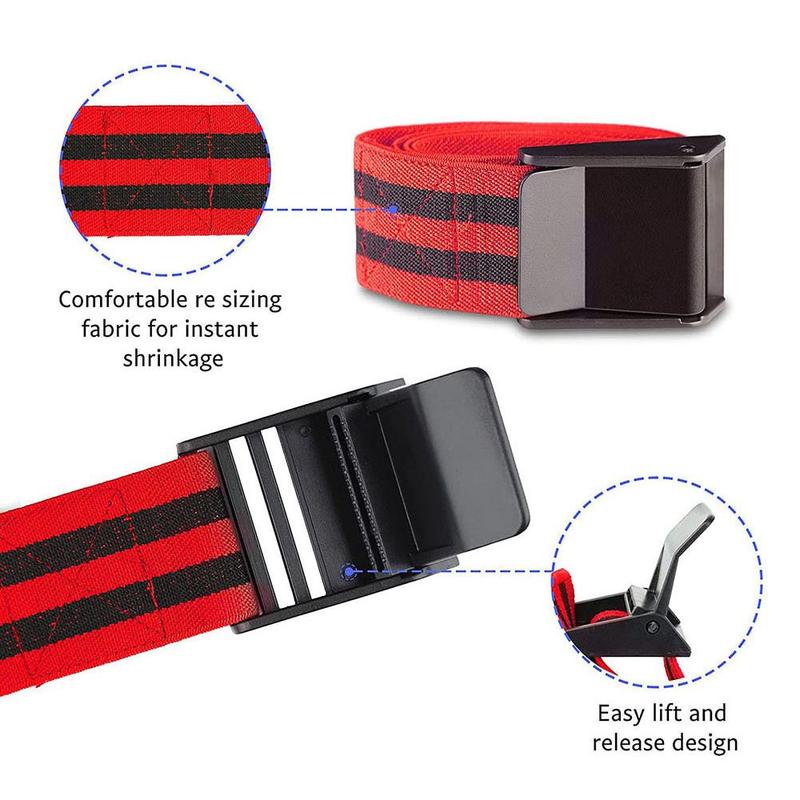 Product Introduction of 2Pairs Arm Leg Sports Accessories Fitness Women Glutes Occlusion Training Bands Hip Building Blood Flow Restriction Bands Gym Equipment 11