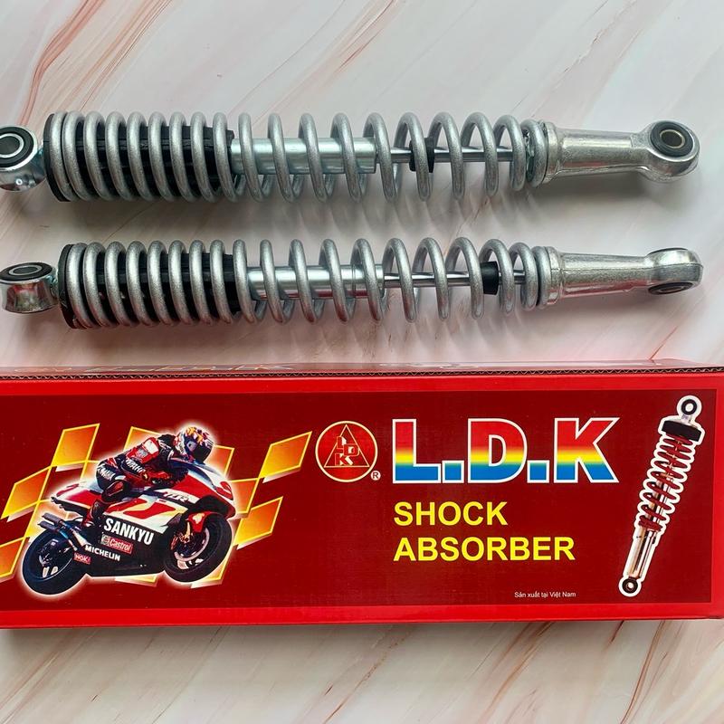 ( 1 cặp) Phuộc sau Wave Alpha( Wave 100) lắp được cho xe Wave Alpha, Wave 110, Dream, Future, RS- hiệu LDK, tâm lỗ 33.5cm - Phụ Kiện, Phụ Tùng xe máy