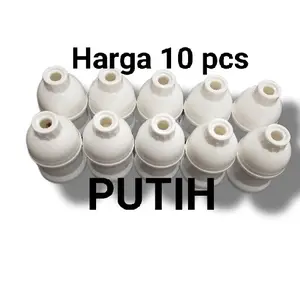 MRP Paket 10 pcs PUTIH grosir Fitting Gantung Lampu Mirip Broco E 27