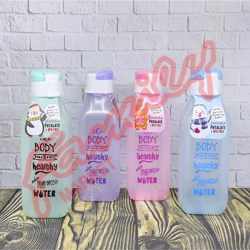 BOTOL AIR MINUM SEGI GAMBAR 550 ML BOSI026 TAKUMA 009600 0