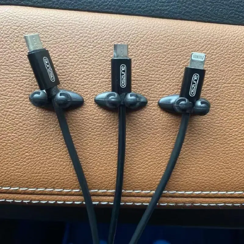 Car Cable Organizer, Multifunctional Car Cable Tie Clip, Heat Resistant & Anti-slip Cable Tie Clip, Car Interior Accessories 6