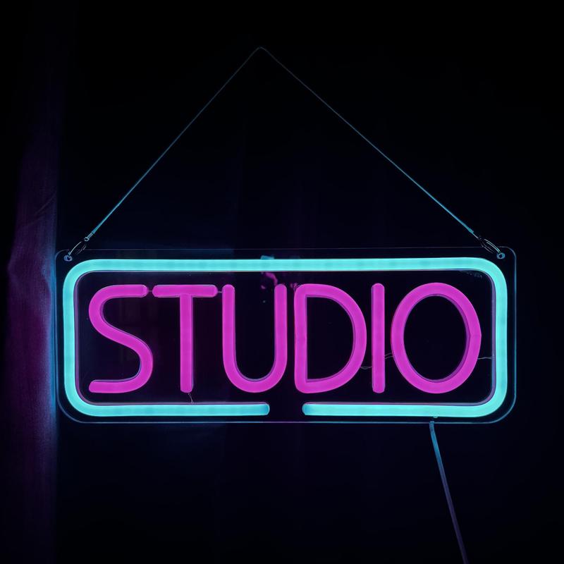 LED Neon Sign Light, Letters Neon Light Sign, Neon Bar Sign Light Up Sign for Beer Bar, Music Studio, Bedroom Wall Decor, Party, Stocking Fillers Gift 4