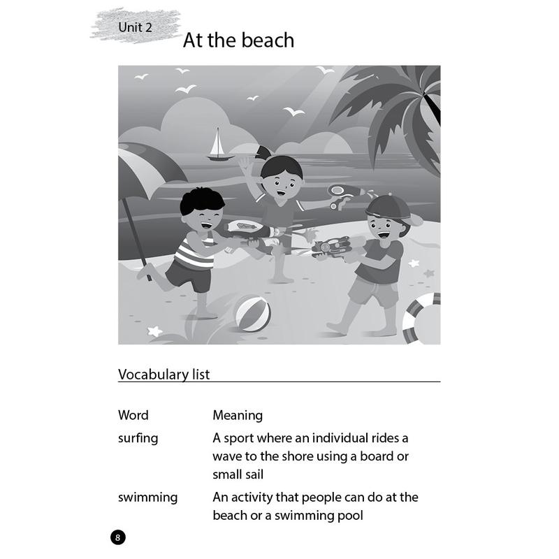 Product Introduction of High Quality K2 To P1 Thematic English Vocabulary Practice / Kindergarten English Vocab Books For Preschoolers | Preschool Vocab Book 10