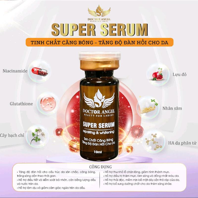 Serum Super Tế Bào Gốc Doctor Angel - Trẻ Hóa Căng Bóng Trắng Da Chỉ Số Tái Sinh Trên 95%