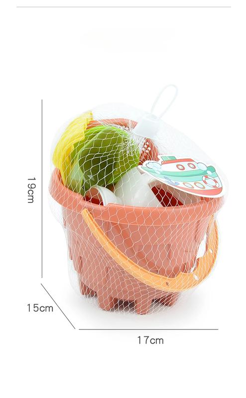 Product Introduction of 9PCS Summer Beach Set Toys For Kids Digging Sand Plastic Bucket Shovel Kit Tools Outdoor Toys for Children Beach Water Game Toy 7