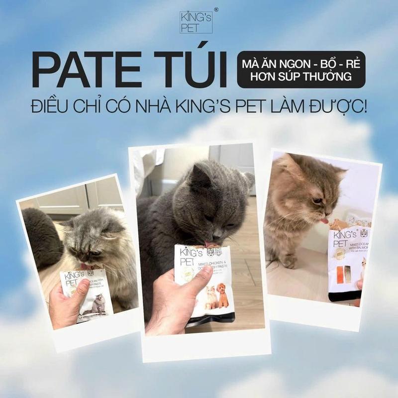 Pate King's Pet Gói 70g Siêu Cá 1