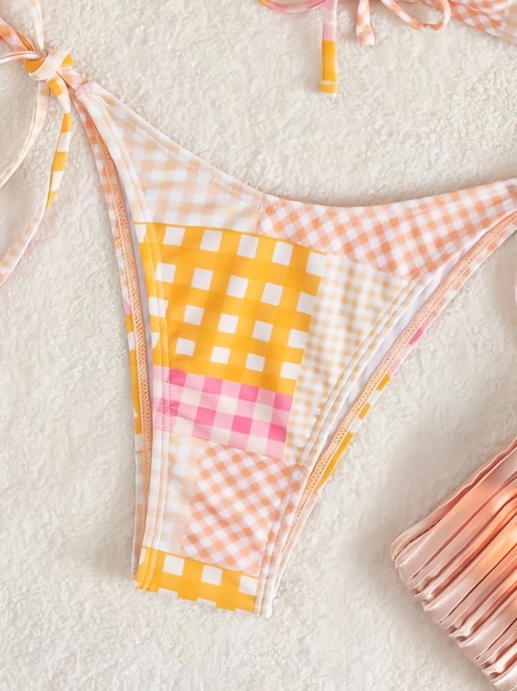 Product Introduction of Áo Tắm Nữ Mùa Xuân Hè Áo Tắm Nữ Đi Kỳ Nghỉ Mùa Hè Phong Cách Hàn Quốc Áo Tắm Nữ Xẻ Ngực Lớn Và Nhỏ 15