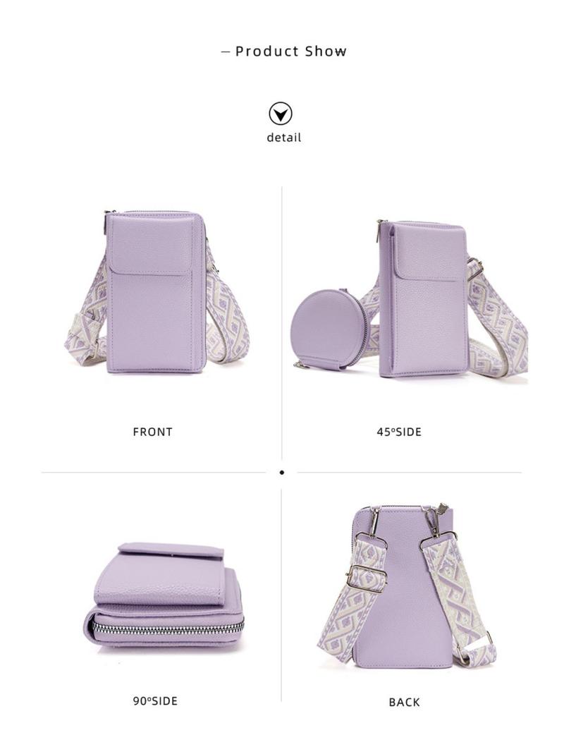Product Introduction of Women's Solid Color Fanny Pack, Fashionable PU Leather Zipper Crossbody Bag for Daily Used, Casual Trendy Versatile High-quality Daily Commuting Bag 2