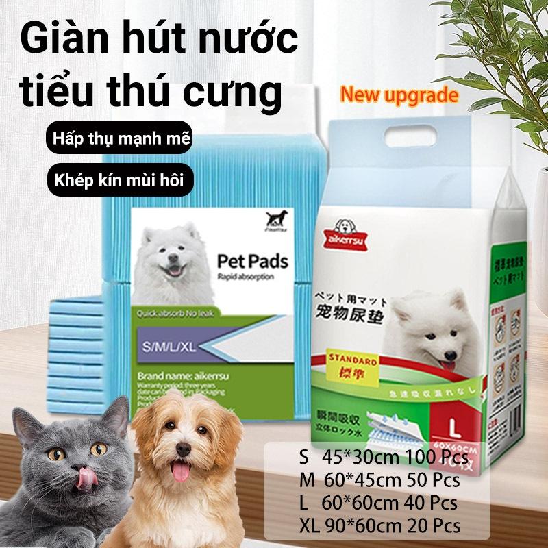 S100-M50-L40-XL20,Tả lót vệ sinh huấn luyện Chó mèo, Miếng lót cho chó, mèo đi vệ sinh Tã Lót Vệ Sinh Cho Chó Mèo