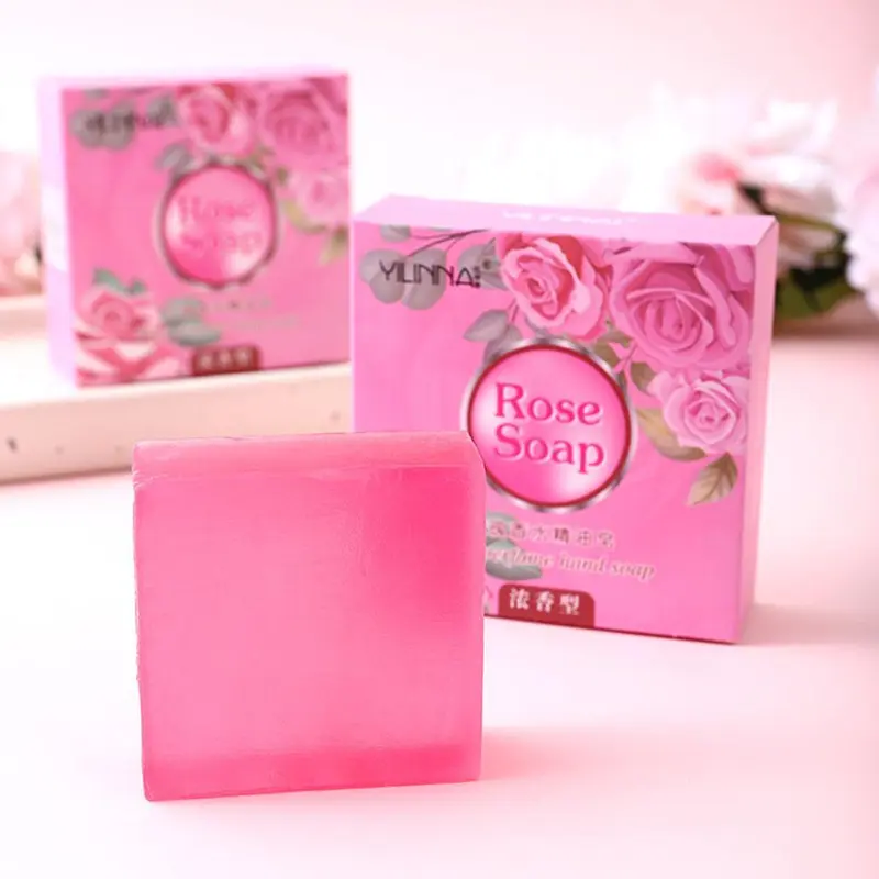 Xà phòng tinh dầu hoa hồng, xà phòng tắm, bôi trơn da, có hương thơm hoa hồng, 55g, kết hợp với xà phòng 7