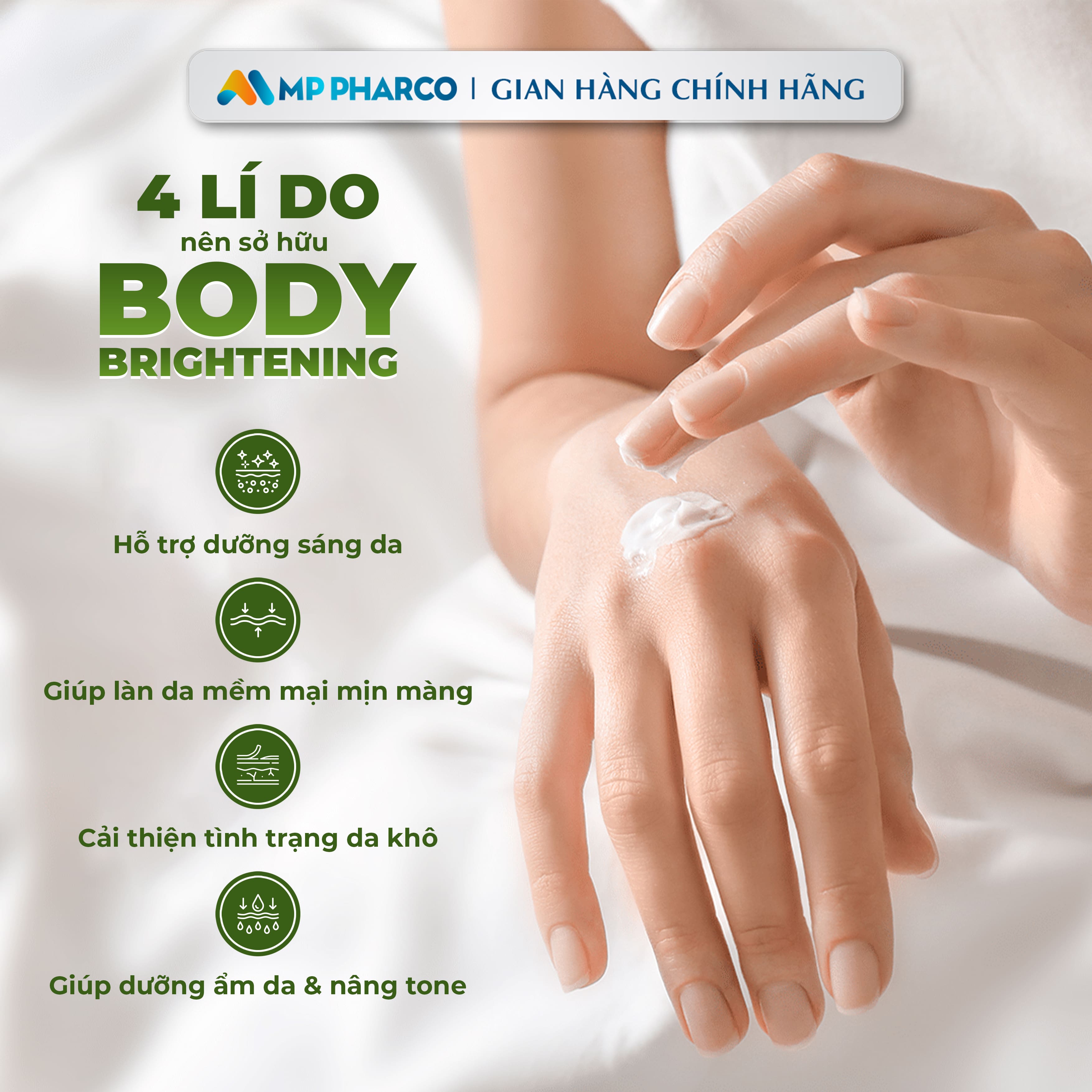 K58 Kem Body Hỗ trợ Dưỡng Sáng Da Niacinamine Dưỡng da Body Skincare Alpha-Arbutin 250ML