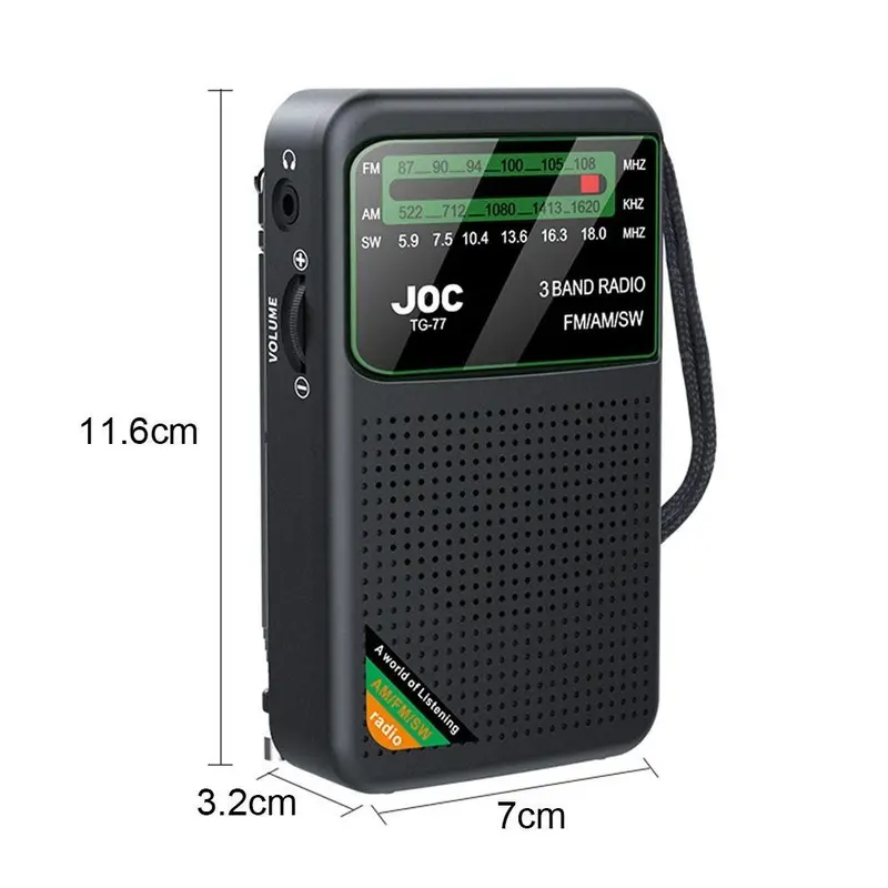 Đài Phát Thanh Cầm Tay Mini Cổ Điển, Năm 2025, Đa Băng Tần AM / FM / SW, Sạc Type-C, Quét Tự Động, Loa Lớn, Thích Hợp Làm Quà Tặng Cho Người Già Và Cha Mẹ, Lý Tưởng Để Sử Dụng Ngoài Trời Và Cắm Trại, Thời Lượng Pin Lâu Dài 7