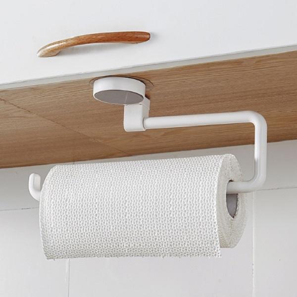 Kitchen Tissue Holder Gantungan Tissue Dapur Tissue Besar Handuk Towel Rack Plastik Putih 0