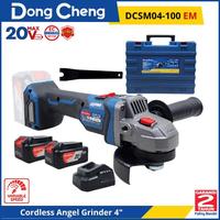 Gambar DongCheng DCSM04-100 EM DCSM04-100 Brushless Angle Grinder 4" Gerinda Baterai VARIABLE SPEED 100MM 20V dari Vins Teknik Bekasi Kota Bekasi 1 Tokopedia