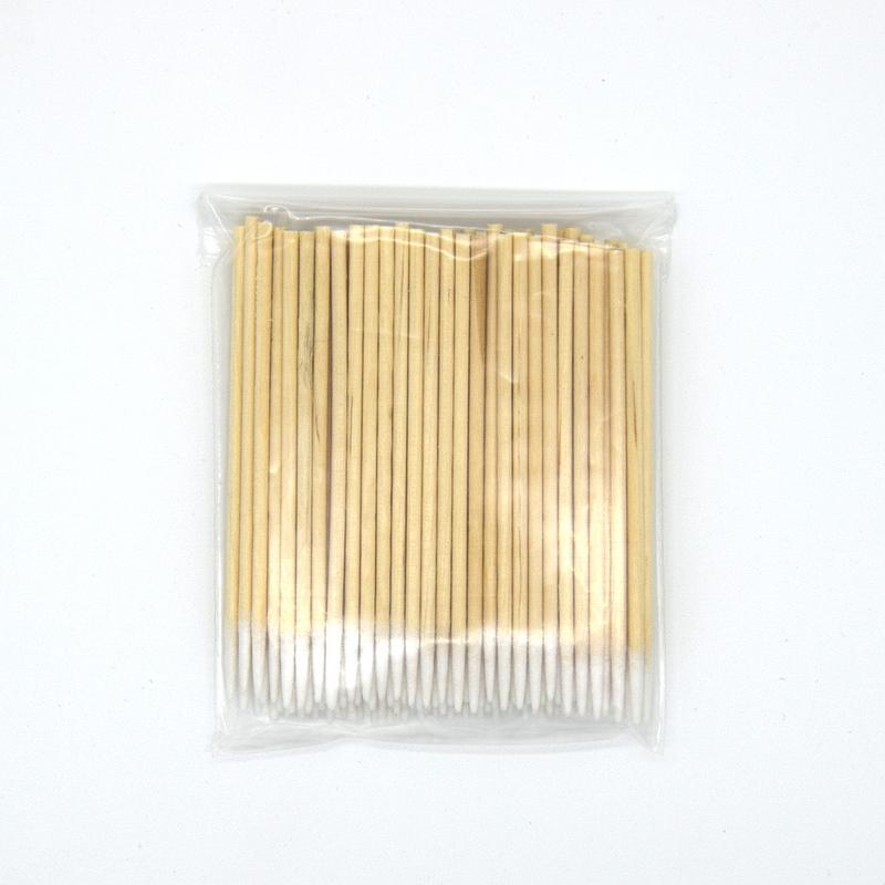 Product Introduction of Tăm bông tre phun xăm 8cm ,que tăm bông cán gỗ đầu nhọn siêu tiết kiệm tê Dùng Trà Tê/Trà Mực (100c/túi) - Dohelios68 29