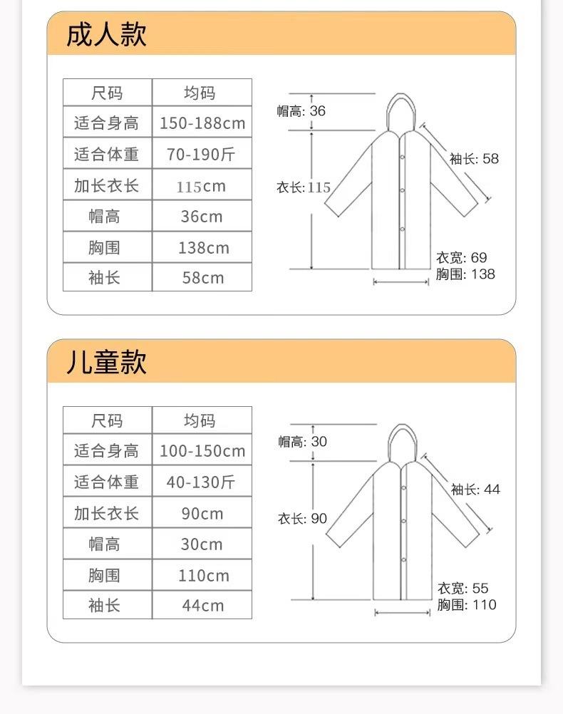 Product Introduction of Oemodm Processing Custom Wholesale Eva Raincoat Scenic Event Music Festival Concert Group IP Printing Logo 0
