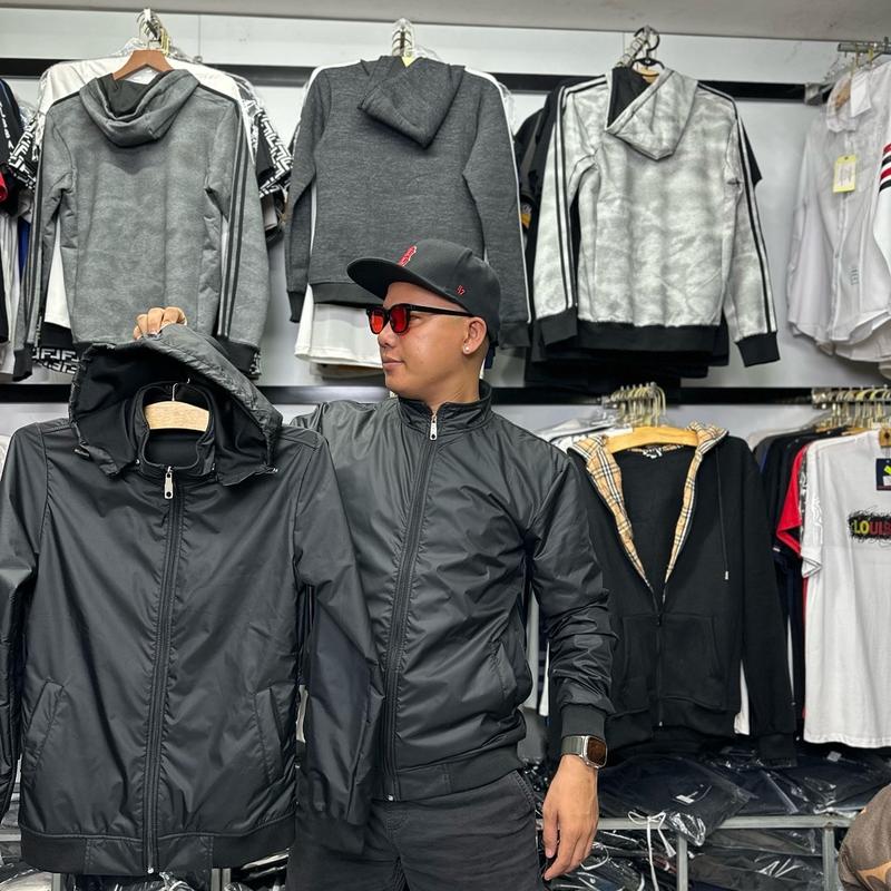 Áo Khoác Nam Gió Cao Cấp QC, 2 Phân Loại Có Nón (Có Thể Tháo Rời) và Không Nón Menswear Jacket