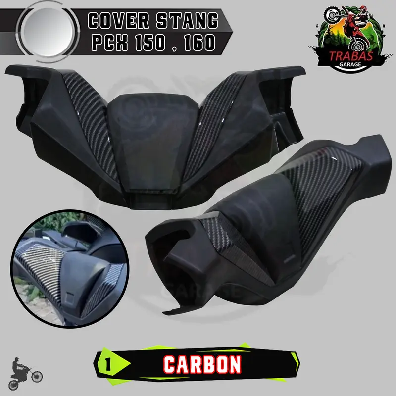 COVER STANG HONDA PCX 150 160 CBU COVER TUTUP STANG PCX150 PCX160 CBU Motor Motorcycle Motor Motorcycle 6