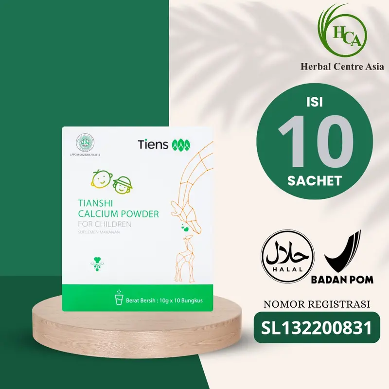 Calcium untuk Anak - Tianshi Calcium Powder For Children - Memelihara Kesehatan Tulang & Kecerdasan Otak Anak 1