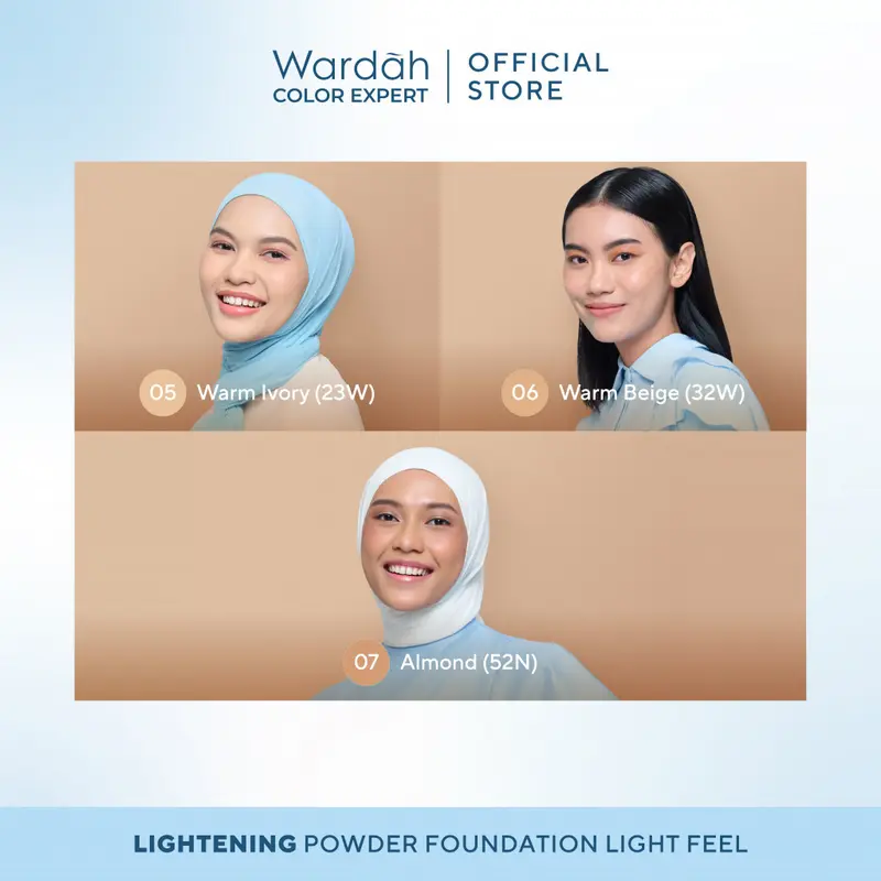 Wardah Lightening Powder Foundation Light Feel SPF 15 PA ++ 1