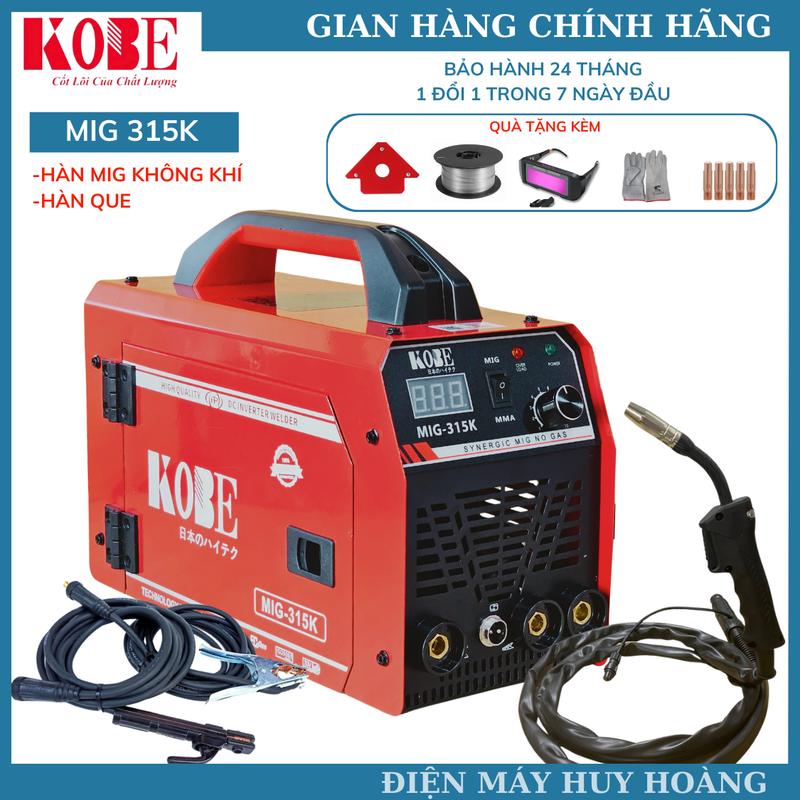 Máy hàn mig KOBE NHẬT 315K - 2 chức năng mẫu cải tiến 2024 cho thợ và gia đình