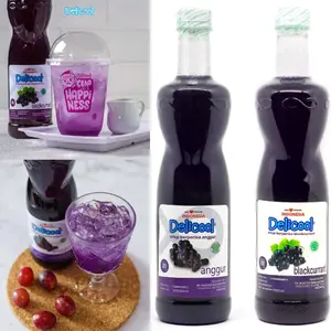 SIRUP DELICOOL 700ML ANGGUR/BLACK CURRANT