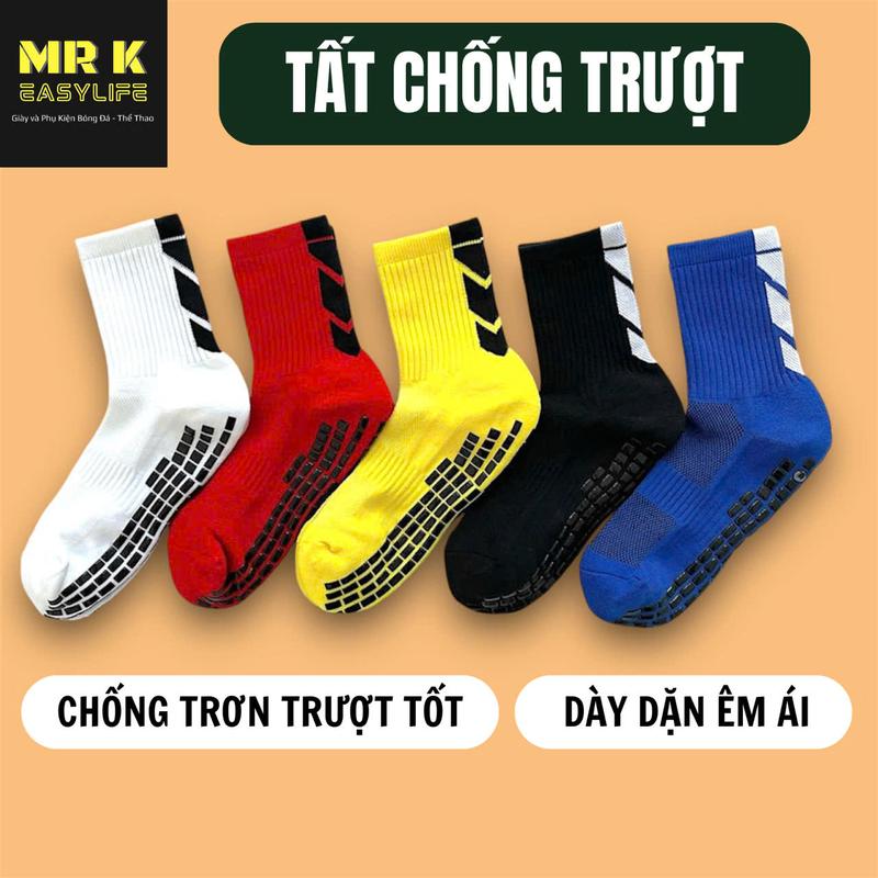 COMBO 3-5 ĐÔI LOẠI 1 - Vớ đá banh tất đá bóng chống trơn chống trượt dày hạn chế bai nhão thấm mồ hôi thoáng khí bóng đá thể thao sport