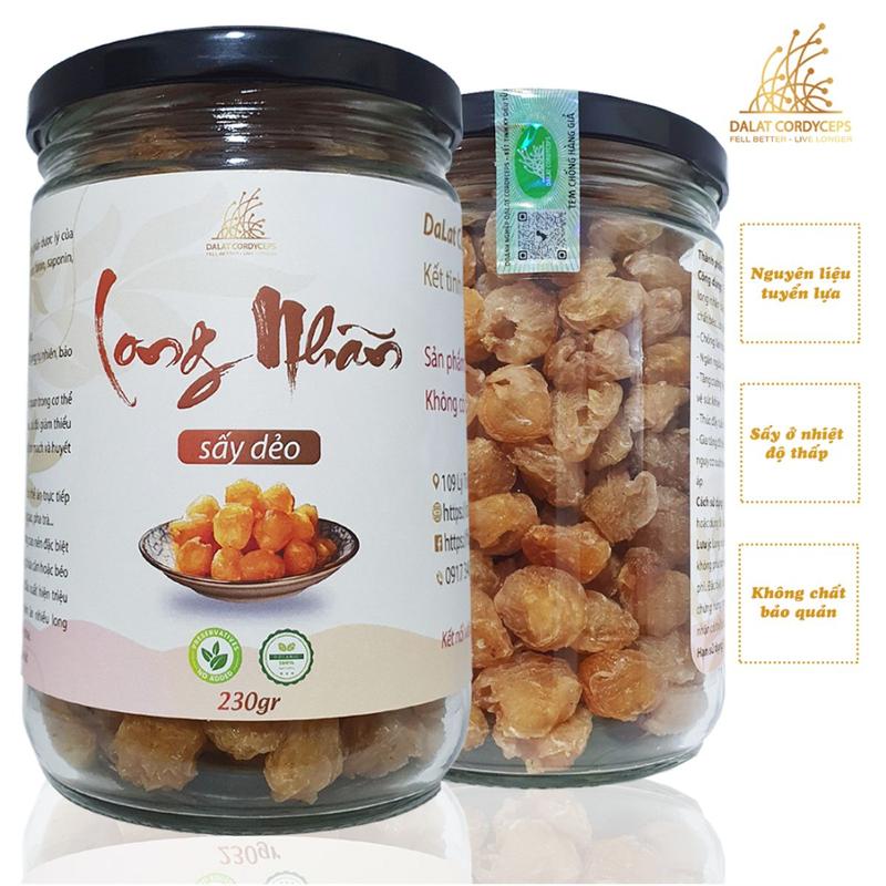  Long nhãn sấy khô - Dalat Cordyceps - loại thượng hạng 