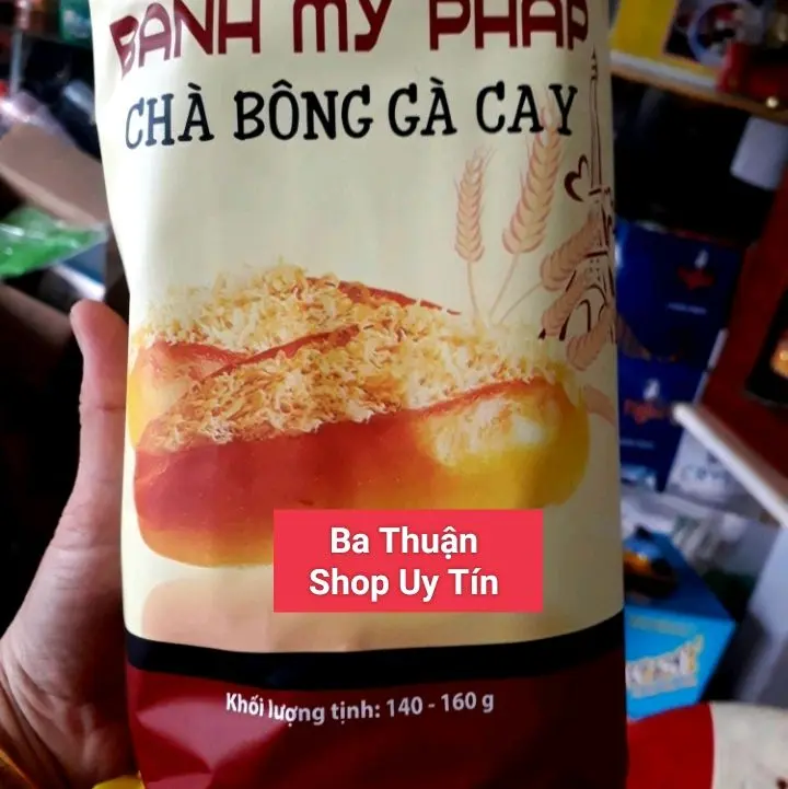 Compo 10 tặng 1 Bánh mì Pháp Chà Bông Gà Cay 140g-160g