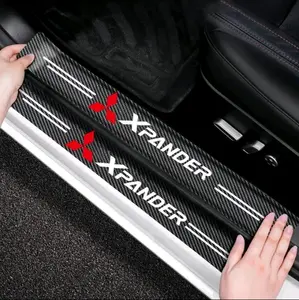 9pcs stciker karbon pijakan kaki sctiker pelindun pijakan kaki mobil xpander sctiker xpander Car