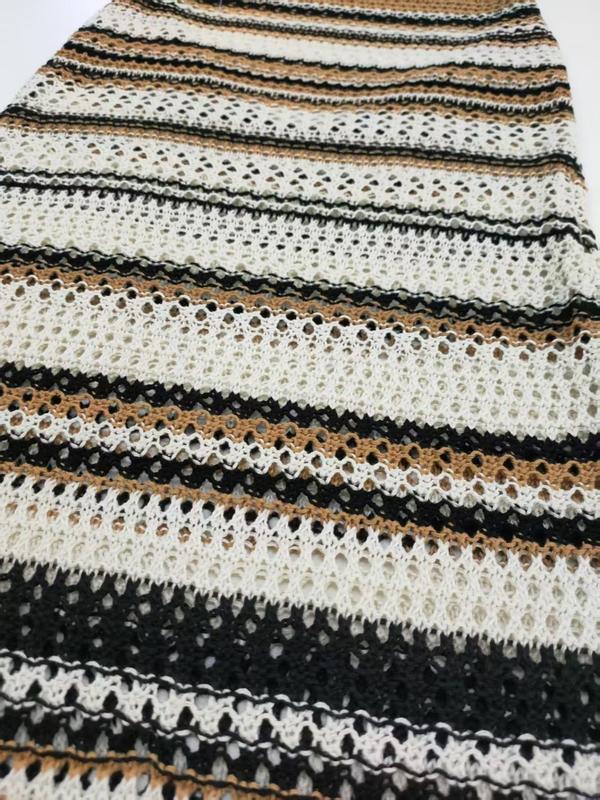 Women's Striped Sweater Dress, Casual Sleeveless Knit Bodycon Dress for Summer, Fashion Women's Dress for Beach Holiday, Womenswear 5