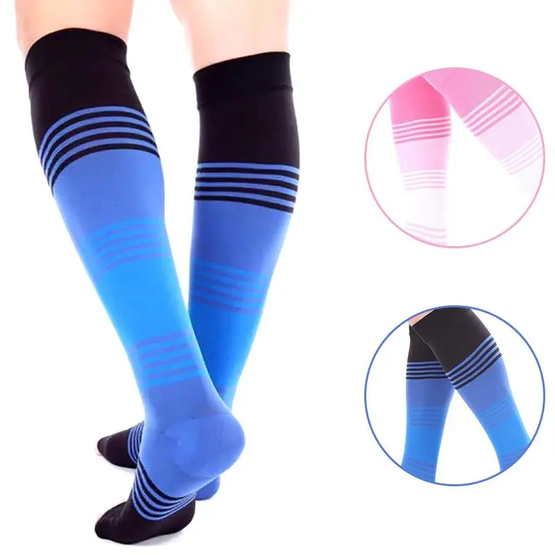 Compression Socks, 1 Pair Unisex Breathable Comfortable Sports Socks for Running Jogging, Sports Socks for Men & Women