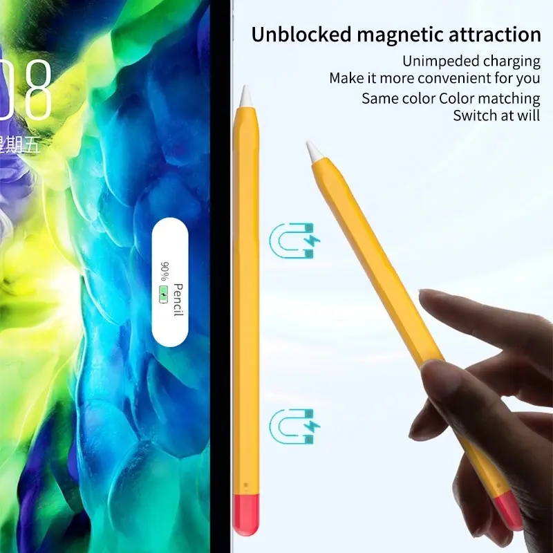 TBTIC for Apple Pencil 1 2 Case Soft Silicone Protective Cover for Apple Pencil 1st Generation 2nd Pen Tip Cover Pencil