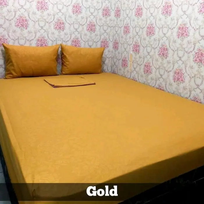 Seprai Polos Embos 180x200 160x200 120x200 Set Sprei sarung Bantal Guling Tali Seprei Aesthetic Katun Adem Karet Sudut Tidak Luntur 8