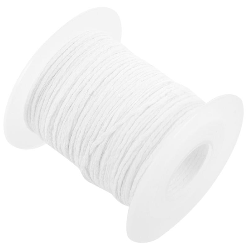 Candle wick, flat wick, round wick, lamp wick, coil - 61 M, for the production of candles 0