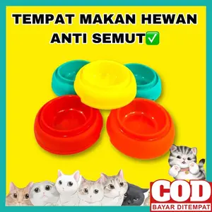 Tempat Makan & Minum Anti Semut Single petbowl anjing kucing Mangkok Kucing Anjing Bulat Anti Slip Anti Semut Tempat Makan Minum Hewan
