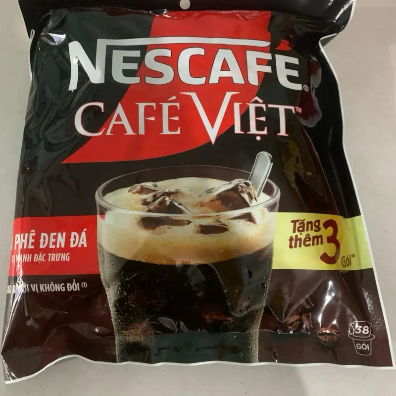 Nes- (tặng 3 gói) Cà phê đen đá NesCafé Café Việt 560g 0