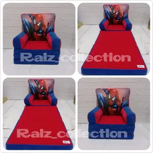 sofa lipat anak spiderman maks usia 4 tahun